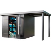 WOLFF FINNHAUS Gartenhaus »Finnhaus Style«, Thorin 3924 Anthrazit – grau WOLFF FINNHAUS Gartenhaus »Finnhaus Style«, Thorin 3924 Anthrazit – grau