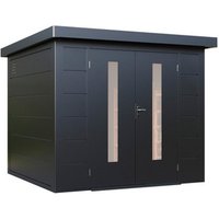 WOLFF FINNHAUS Gartenhaus »Finnhaus Style«, Eirik 2424 Anthrazit – grau WOLFF FINNHAUS Gartenhaus »Finnhaus Style«, Eirik 2424 Anthrazit – grau