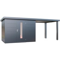 WOLFF FINNHAUS Gartenhaus »Finnhaus Style«, Thorin 6024 Anthrazit – grau WOLFF FINNHAUS Gartenhaus »Finnhaus Style«, Thorin 6024 Anthrazit – grau