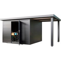 WOLFF FINNHAUS Gartenhaus »Finnhaus Style«, Thorin 5424 Anthrazit – grau WOLFF FINNHAUS Gartenhaus »Finnhaus Style«, Thorin 5424 Anthrazit – grau