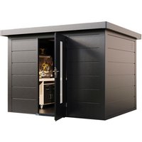 WOLFF FINNHAUS Gartenhaus »Finnhaus Style«, Hakon 3024 Anthrazit – grau WOLFF FINNHAUS Gartenhaus »Finnhaus Style«, Hakon 3024 Anthrazit – grau