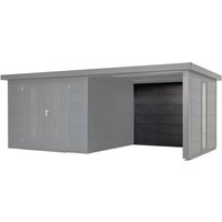 WOLFF FINNHAUS Rückwand »Finnhaus Style«, Terrasse 24, anthrazit – grau WOLFF FINNHAUS Rückwand »Finnhaus Style«, Terrasse 24, anthrazit – grau