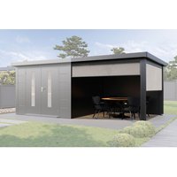 WOLFF FINNHAUS Rollo »Finnhaus Style«, 300 cm, anthrazit – grau WOLFF FINNHAUS Rollo »Finnhaus Style«, 300 cm, anthrazit – grau