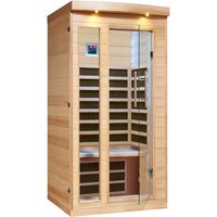 Canadian Spa Sauna »Chilliwack«, Infrarotkabine, 102 x 97 x 191 cm, 1 Person, mit Soundsystem – braun Canadian Spa Sauna »Chilliwack«, Infrarotkabine, 102 x 97 x 191 cm, 1 Person, mit Soundsystem – braun