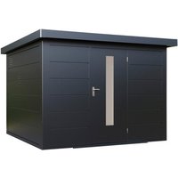 WOLFF FINNHAUS Gartenhaus »Finnhaus Style«, Hakon 3030 Anthrazit – grau WOLFF FINNHAUS Gartenhaus »Finnhaus Style«, Hakon 3030 Anthrazit – grau