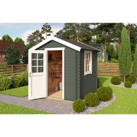 LASITA MAJA Gartenhaus »Wels«, BxHxT: 231 x 233,7 x 220 cm, grüngrau - gruen | Holz LASITA MAJA Gartenhaus »Wels«, BxHxT: 231 x 233,7 x 220 cm, grüngrau - gruen | Holz