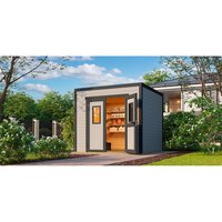 LASITA MAJA Gartenhaus »Felix«, BxHxT: 250 x 222,3 x 257,5 cm (Außenmaß inkl. Dachüberstand), lichtgrau | Holz LASITA MAJA Gartenhaus »Felix«, BxHxT: 250 x 222,3 x 257,5 cm (Außenmaß inkl. Dachüberstand), lichtgrau | Holz