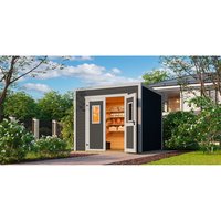 LASITA MAJA Ferienhaus »Felix«, BxHxT: 250 x 222,3 x 200 cm, (Außenmaß inkl. Dachüberstand), carbongrau | Holz LASITA MAJA Ferienhaus »Felix«, BxHxT: 250 x 222,3 x 200 cm, (Außenmaß inkl. Dachüberstand), carbongrau | Holz