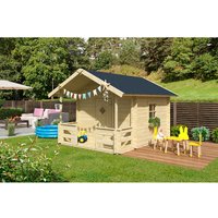 LASITA MAJA Kinderspielhaus »Lido«, BxHxT: 269 x 211 x 330 cm, naturbelassen – braun (Rabatt: 60 %) LASITA MAJA Kinderspielhaus »Lido«, BxHxT: 269 x 211 x 330 cm, naturbelassen – braun (Rabatt: 60 %)