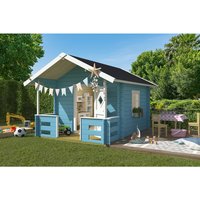 LASITA MAJA Kinderspielhaus »Lido«, BxHxT: 269 x 211 x 330 cm, blau (Rabatt: 60 %) LASITA MAJA Kinderspielhaus »Lido«, BxHxT: 269 x 211 x 330 cm, blau (Rabatt: 60 %)