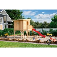 LASITA MAJA Kinderspielhaus »Tivoli«, BxHxT: 230 x 194 x 270 cm, naturbelassen – braun (Rabatt: 9 %) LASITA MAJA Kinderspielhaus »Tivoli«, BxHxT: 230 x 194 x 270 cm, naturbelassen – braun (Rabatt: 9 %)