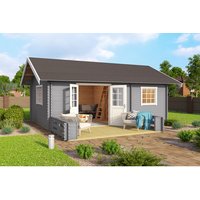 LASITA MAJA Gartenhaus Zubehör »Caroline«, Zubehör für: Gartenhaus Caroline, grau | Holz LASITA MAJA Gartenhaus Zubehör »Caroline«, Zubehör für: Gartenhaus Caroline, grau | Holz