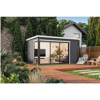 LASITA MAJA Gartenhaus »Austin«, BxHxT: 439,6 x 239,4 x 319,6 cm, (Außenmaß inkl. Dachüberstand), carbongrau LASITA MAJA Gartenhaus »Austin«, BxHxT: 439,6 x 239,4 x 319,6 cm, (Außenmaß inkl. Dachüberstand), carbongrau