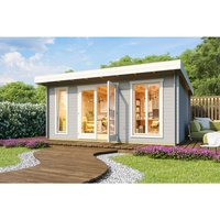 LASITA MAJA Gartenhaus »Dorset«, BxHxT: 540 x 239,4 x 460 cm, (Außenmaß inkl. Dachüberstand), lichtgrau LASITA MAJA Gartenhaus »Dorset«, BxHxT: 540 x 239,4 x 460 cm, (Außenmaß inkl. Dachüberstand), lichtgrau