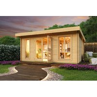 LASITA MAJA Gartenhaus »Dorset«, BxHxT: 540 x 239,4 x 460 cm, (Außenmaß inkl. Dachüberstand), naturbelassen – braun LASITA MAJA Gartenhaus »Dorset«, BxHxT: 540 x 239,4 x 460 cm, (Außenmaß inkl. Dachüberstand), naturbelassen – braun