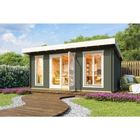 LASITA MAJA Gartenhaus »Dorset«, BxHxT: 540 x 239,4 x 460 cm (Außenmaß inkl. Dachüberstand), grüngrau - gruen |  Holz LASITA MAJA Gartenhaus »Dorset«, BxHxT: 540 x 239,4 x 460 cm (Außenmaß inkl. Dachüberstand), grüngrau - gruen |  Holz