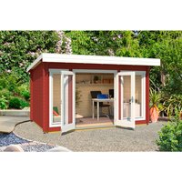 LASITA MAJA Gartenhaus »Dorset«, BxHxT: 430 x 233,7 x 320 cm (Außenmaß inkl. Dachüberstand), schwedenrot |  Holz LASITA MAJA Gartenhaus »Dorset«, BxHxT: 430 x 233,7 x 320 cm (Außenmaß inkl. Dachüberstand), schwedenrot |  Holz