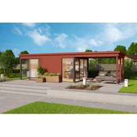 LASITA MAJA Gartenhaus »Domeo«, BxHxT: 300 x 239,4 x 329,2 cm (Außenmaß inkl. Dachüberstand), schwedenrot LASITA MAJA Gartenhaus »Domeo«, BxHxT: 300 x 239,4 x 329,2 cm (Außenmaß inkl. Dachüberstand), schwedenrot