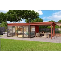 LASITA MAJA Gartenhaus »Domeo«, BxT: 300 x 418 cm, (Aufstellmaß), schwedenrot LASITA MAJA Gartenhaus »Domeo«, BxT: 300 x 418 cm, (Aufstellmaß), schwedenrot