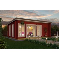 LASITA MAJA Gartenhaus »Japan«, BxHxT: 648 x 250,8 x 470 cm, (Außenmaß inkl. Dachüberstand), schwedenrot LASITA MAJA Gartenhaus »Japan«, BxHxT: 648 x 250,8 x 470 cm, (Außenmaß inkl. Dachüberstand), schwedenrot