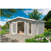 LASITA MAJA Gartenhaus »Elgin«, BxHxT: 528 x 267,9 x 360 cm, (Außenmaß inkl. Dachüberstand), lichtgrau LASITA MAJA Gartenhaus »Elgin«, BxHxT: 528 x 267,9 x 360 cm, (Außenmaß inkl. Dachüberstand), lichtgrau