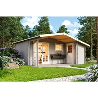 LASITA MAJA Ferienhaus »Little Rock«, BxHxT: 558,7 x 245,1 x 480 cm (Außenmaß inkl. Dachüberstand), lichtgrau | Holz LASITA MAJA Ferienhaus »Little Rock«, BxHxT: 558,7 x 245,1 x 480 cm (Außenmaß inkl. Dachüberstand), lichtgrau | Holz