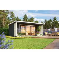 LASITA MAJA Gartenhaus »Liverpool«, BxHxT: 580 x 239,4 x 430 cm, (Außenmaß inkl. Dachüberstand), carbongrau LASITA MAJA Gartenhaus »Liverpool«, BxHxT: 580 x 239,4 x 430 cm, (Außenmaß inkl. Dachüberstand), carbongrau