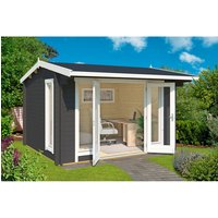 LASITA MAJA Gartenhaus »Jubilee«, BxHxT: 370 x 245,1 x 412,5 cm, (Außenmaß inkl. Dachüberstand), carbongrau LASITA MAJA Gartenhaus »Jubilee«, BxHxT: 370 x 245,1 x 412,5 cm, (Außenmaß inkl. Dachüberstand), carbongrau