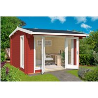 LASITA MAJA Gartenhaus »Jubilee«, BxHxT: 370 x 245,1 x 412,5 cm, (Außenmaß inkl. Dachüberstand), schwedenrot LASITA MAJA Gartenhaus »Jubilee«, BxHxT: 370 x 245,1 x 412,5 cm, (Außenmaß inkl. Dachüberstand), schwedenrot