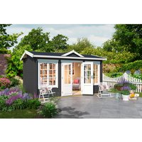 LASITA MAJA Gartenhaus »Kensington«, BxHxT: 292,1 x 239,4 x 292,1 cm (Außenmaß inkl. Dachüberstand), carbongrau LASITA MAJA Gartenhaus »Kensington«, BxHxT: 292,1 x 239,4 x 292,1 cm (Außenmaß inkl. Dachüberstand), carbongrau
