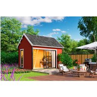 LASITA MAJA Gartenhaus »Murano«, BxHxT: 430 x 364,8 x 336,1 cm (Außenmaß inkl. Dachüberstand), schwedenrot LASITA MAJA Gartenhaus »Murano«, BxHxT: 430 x 364,8 x 336,1 cm (Außenmaß inkl. Dachüberstand), schwedenrot