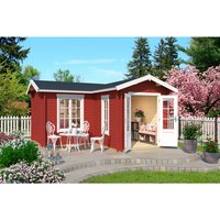 LASITA MAJA Gartenhaus »Portsmouth«, BxHxT: 450 x 245,1 x 447,6 cm (Außenmaß inkl. Dachüberstand), schwedenrot LASITA MAJA Gartenhaus »Portsmouth«, BxHxT: 450 x 245,1 x 447,6 cm (Außenmaß inkl. Dachüberstand), schwedenrot