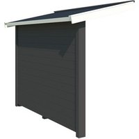 LASITA MAJA Schleppdach, BxT: 220 x 90 cm (Aufstellmaß ), grau | Holz | 1,81 m² LASITA MAJA Schleppdach, BxT: 220 x 90 cm (Aufstellmaß ), grau | Holz | 1,81 m²