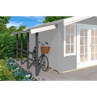 LASITA MAJA Schleppdach, BxT: 280 x 90 cm (Aufstellmaß ), grau LASITA MAJA Schleppdach, BxT: 280 x 90 cm (Aufstellmaß ), grau