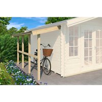 LASITA MAJA Schleppdach, BxT: 280 x 90 cm (Aufstellmaß ), naturbelassen – braun LASITA MAJA Schleppdach, BxT: 280 x 90 cm (Aufstellmaß ), naturbelassen – braun