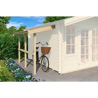 LASITA MAJA Schleppdach, BxT: 220 x 90 cm (Aufstellmaß ), naturbelassen – braun | Holz | 1,81 m² LASITA MAJA Schleppdach, BxT: 220 x 90 cm (Aufstellmaß ), naturbelassen – braun | Holz | 1,81 m²