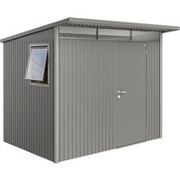 BIOHORT Gerätehaus »AvantGarde«, BxHxT: 260 x 218 x 220 cm (Aufstellmaße), Stahl – grau BIOHORT Gerätehaus »AvantGarde«, BxHxT: 260 x 218 x 220 cm (Aufstellmaße), Stahl – grau