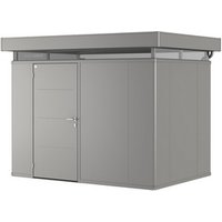 BIOHORT Gerätehaus »CasaNova«, BxHxT: 330 x 250 x 230 cm (Aufstellmaße), Stahl – grau BIOHORT Gerätehaus »CasaNova«, BxHxT: 330 x 250 x 230 cm (Aufstellmaße), Stahl – grau