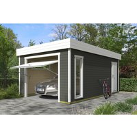 LASITA MAJA Blockgarage »Bahamas«, B: 360 cm (Außenmaß), Holz – gruen LASITA MAJA Blockgarage »Bahamas«, B: 360 cm (Außenmaß), Holz – gruen