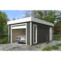 LASITA MAJA Blockgarage »Bahamas«, B: 820 cm (Außenmaß), Holz – gruen LASITA MAJA Blockgarage »Bahamas«, B: 820 cm (Außenmaß), Holz – gruen