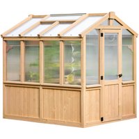 Westmann Gewächshaus »Paul«, BxHxT: 204 x 236 x 238 cm, Zedernholz, natur – braun Westmann Gewächshaus »Paul«, BxHxT: 204 x 236 x 238 cm, Zedernholz, natur – braun