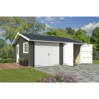 LASITA MAJA Blockgarage »Falkland«, BxT: 628,6 x 635 cm (Außenmaß), Holz – gruen Rabatt: 25 %  – 39.88 qm LASITA MAJA Blockgarage »Falkland«, BxT: 628,6 x 635 cm (Außenmaß), Holz – gruen Rabatt: 25 %  – 39.88 qm