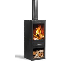 CookKing Outdoor-Ofen »Rosa«, BxHxT: 40 x 150 x 40 cm, schwarz CookKing Outdoor-Ofen »Rosa«, BxHxT: 40 x 150 x 40 cm, schwarz