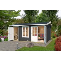 LASITA MAJA Gartenhaus »Wrexham«, BxHxT: 525 x 250,8 x 350,8 cm (Außenmaß inkl. Dachüberstand), carbongrau LASITA MAJA Gartenhaus »Wrexham«, BxHxT: 525 x 250,8 x 350,8 cm (Außenmaß inkl. Dachüberstand), carbongrau
