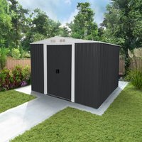 HOME DELUXE Geräteschuppen »BOHIO DELUXE«, Größe XL – grau HOME DELUXE Geräteschuppen »BOHIO DELUXE«, Größe XL – grau