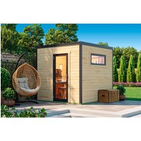 LASITA MAJA Gartenhaus »Sardinia«, BxHxT: 250 x 239,4 x 250 cm (Außenmaß inkl. Dachüberstand), naturbelassen - braun | Holz LASITA MAJA Gartenhaus »Sardinia«, BxHxT: 250 x 239,4 x 250 cm (Außenmaß inkl. Dachüberstand), naturbelassen - braun | Holz