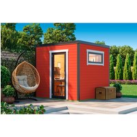 LASITA MAJA Gartenhaus »Sardinia«, BxHxT: 250 x 239,4 x 250 cm (Außenmaß inkl. Dachüberstand), schwedenrot LASITA MAJA Gartenhaus »Sardinia«, BxHxT: 250 x 239,4 x 250 cm (Außenmaß inkl. Dachüberstand), schwedenrot
