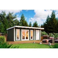 LASITA MAJA Gartenhaus »Sicily«, BxHxT: 595 x 228 x 440 cm (Außenmaß inkl. Dachüberstand), grüngrau - gruen | Holz LASITA MAJA Gartenhaus »Sicily«, BxHxT: 595 x 228 x 440 cm (Außenmaß inkl. Dachüberstand), grüngrau - gruen | Holz