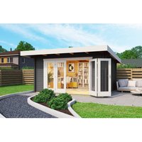 LASITA MAJA Gartenhaus »Sussex«, BxHxT: 450 x 239,4 x 410 cm, (Außenmaß inkl. Dachüberstand), carbongrau LASITA MAJA Gartenhaus »Sussex«, BxHxT: 450 x 239,4 x 410 cm, (Außenmaß inkl. Dachüberstand), carbongrau