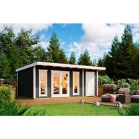 LASITA MAJA Gartenhaus »Sicily«, BxHxT: 595 x 228 x 440 cm (Außenmaß inkl. Dachüberstand), carbongrau |  Holz LASITA MAJA Gartenhaus »Sicily«, BxHxT: 595 x 228 x 440 cm (Außenmaß inkl. Dachüberstand), carbongrau |  Holz